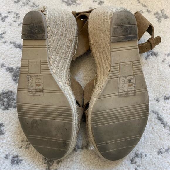 Dolce Vita Tan Ankle Strap Espadrille Wedges size 8 - Picture 7 of 11